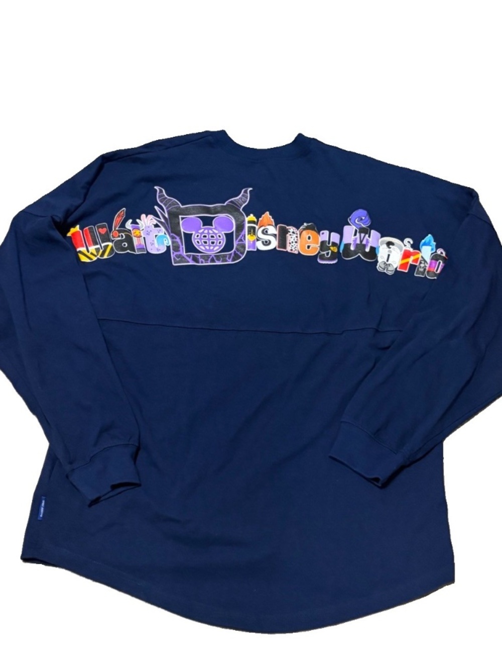 2025 Disney Parks Walt Disney World Villains Spirit Jersey Navy Adult Size - NEW